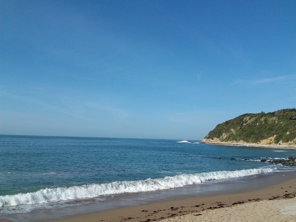 plage face au camping