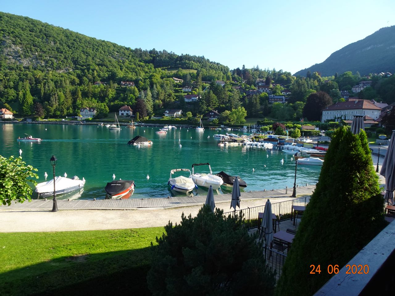 Lac d'Annecy vu de notre chambre